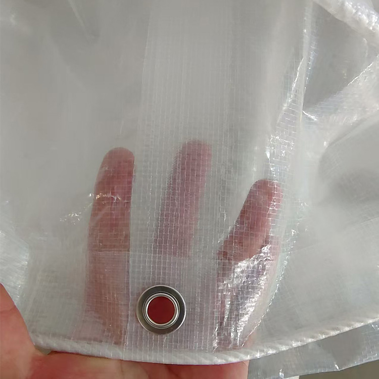 Kraftig transparent PE presenning