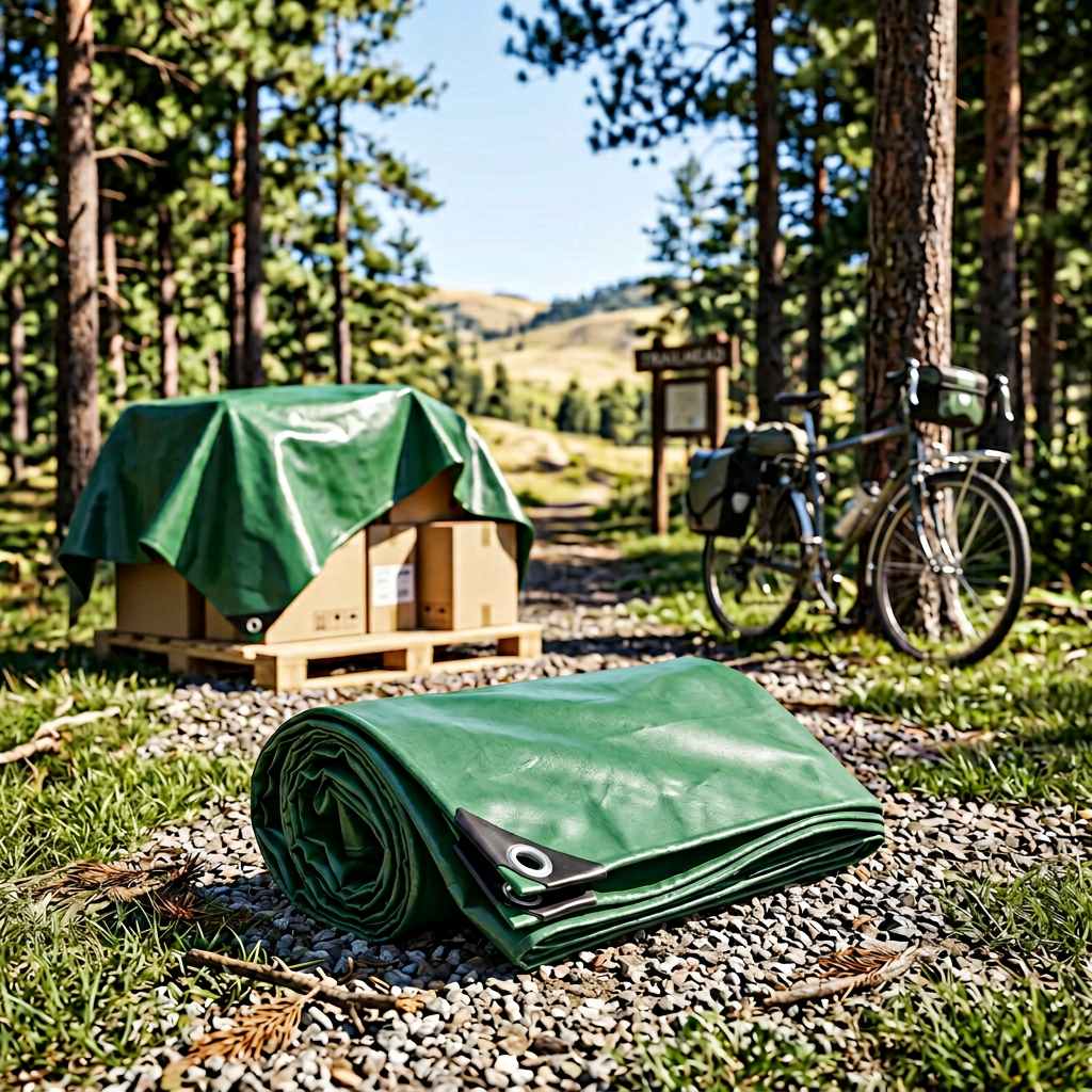 PVC presenningar Heavy Duty vattentät slitstark presenning